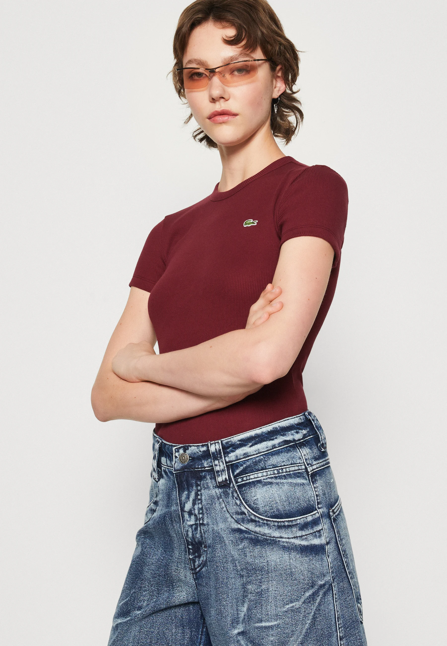 T-shirt basique - bordeaux