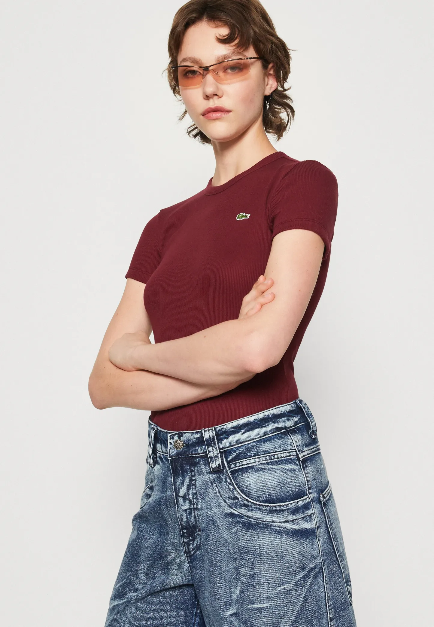 T-shirt basique - bordeaux