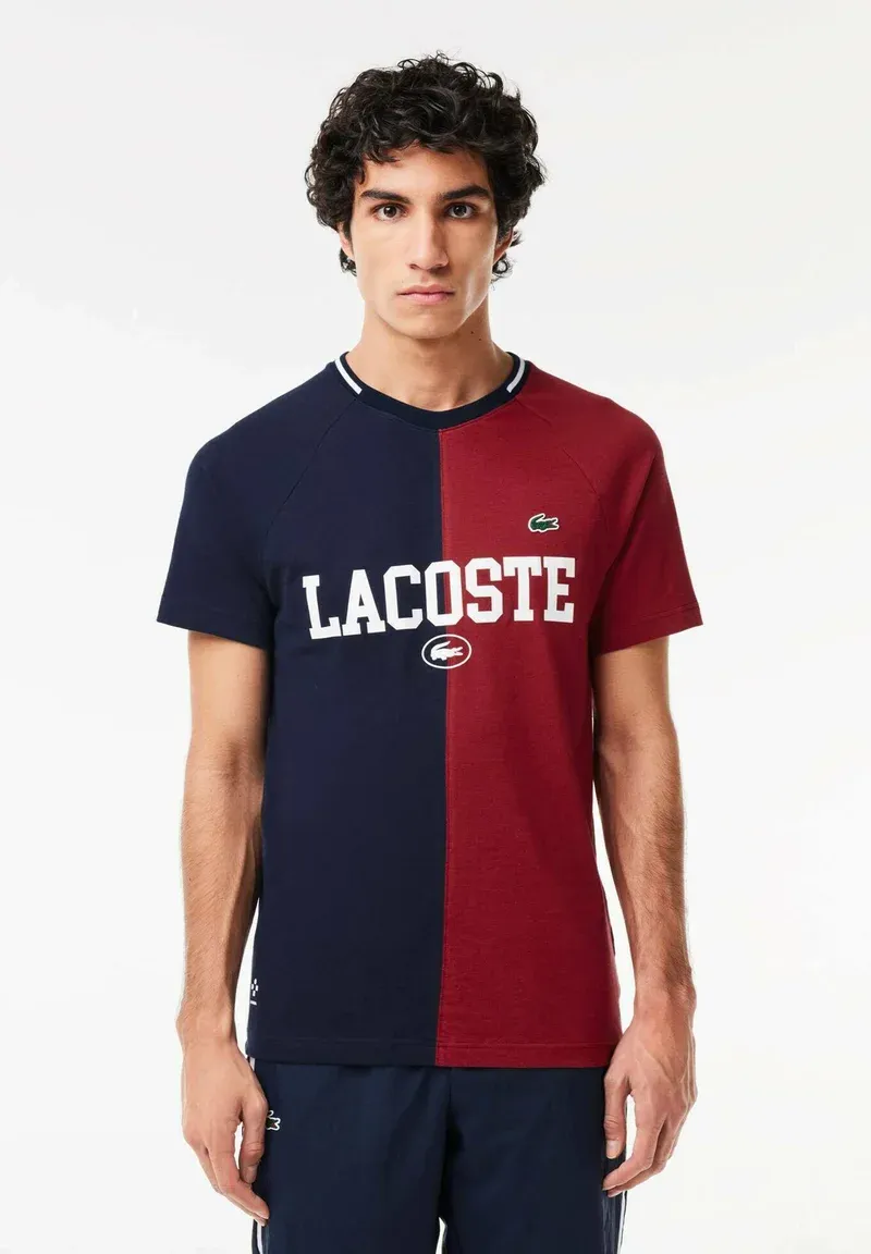 MEDVEDEV - T-shirt de sport - bleu marine bordeaux isv