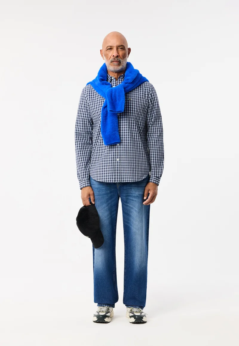 Chemise - bleu marine blanc qrn