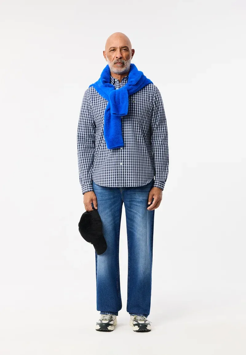 Chemise - bleu marine blanc qrn