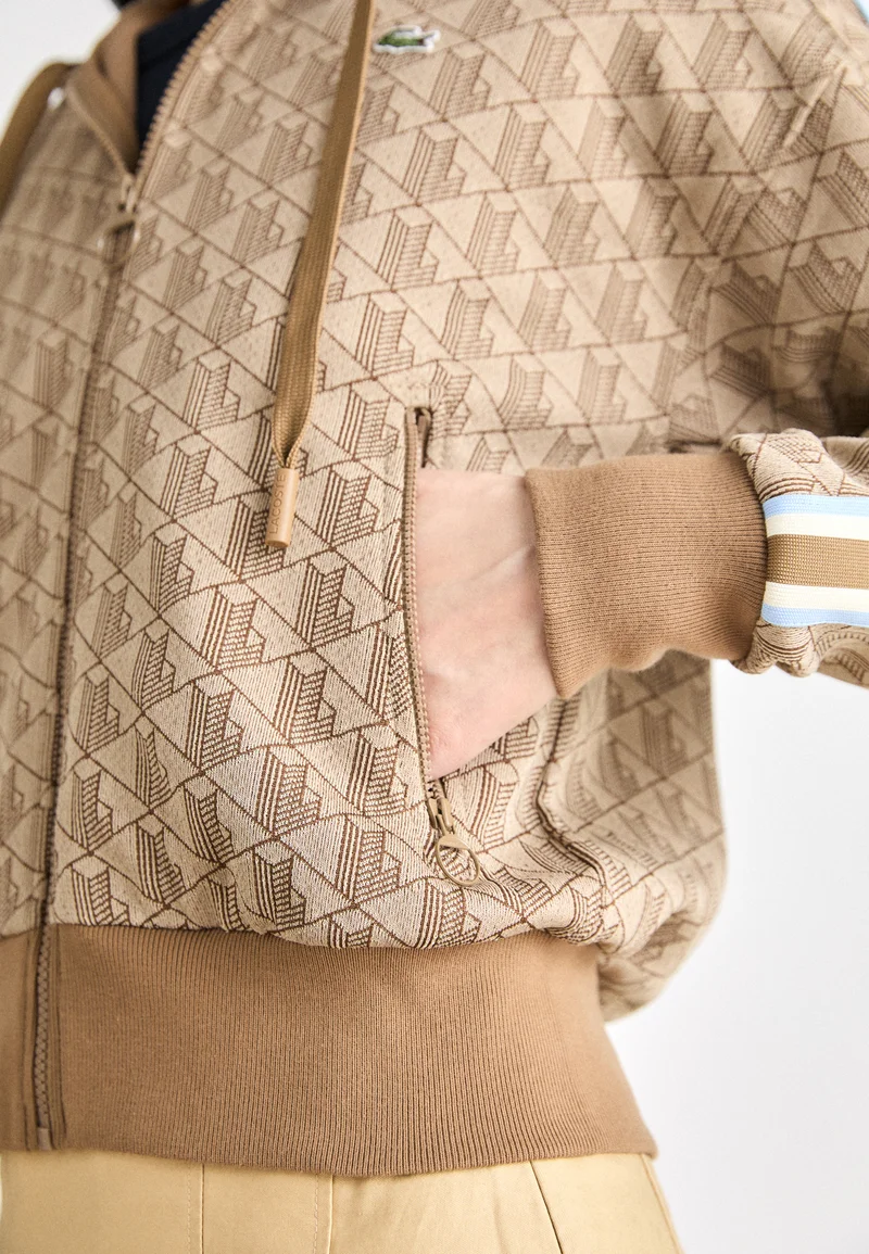 Sweat zippé - croissant/cookie