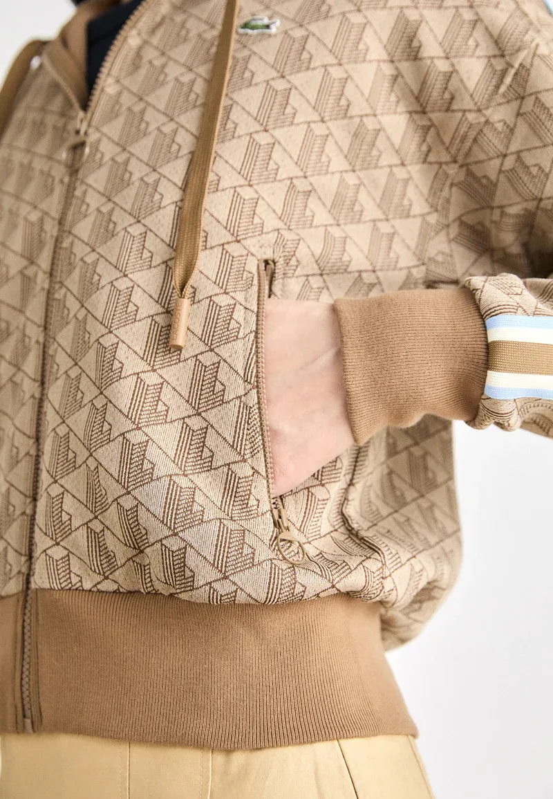 Sweat zippé - croissant/cookie