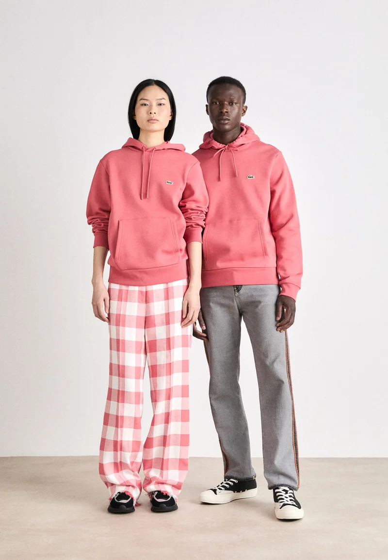 LIFESTYLE UNISEX - Sweat à capuche - sierra red