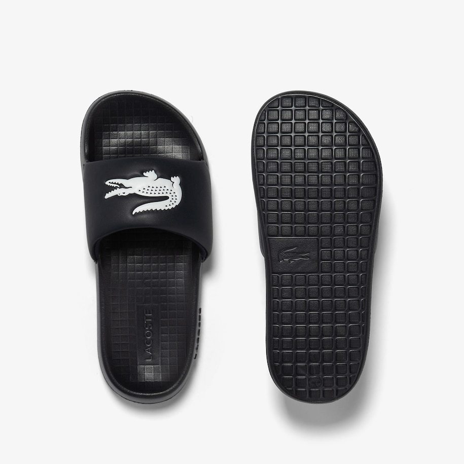 CLAQUETTES CROCO 1.0 HOMME LACOSTE EN SYNTHÉTIQUE
