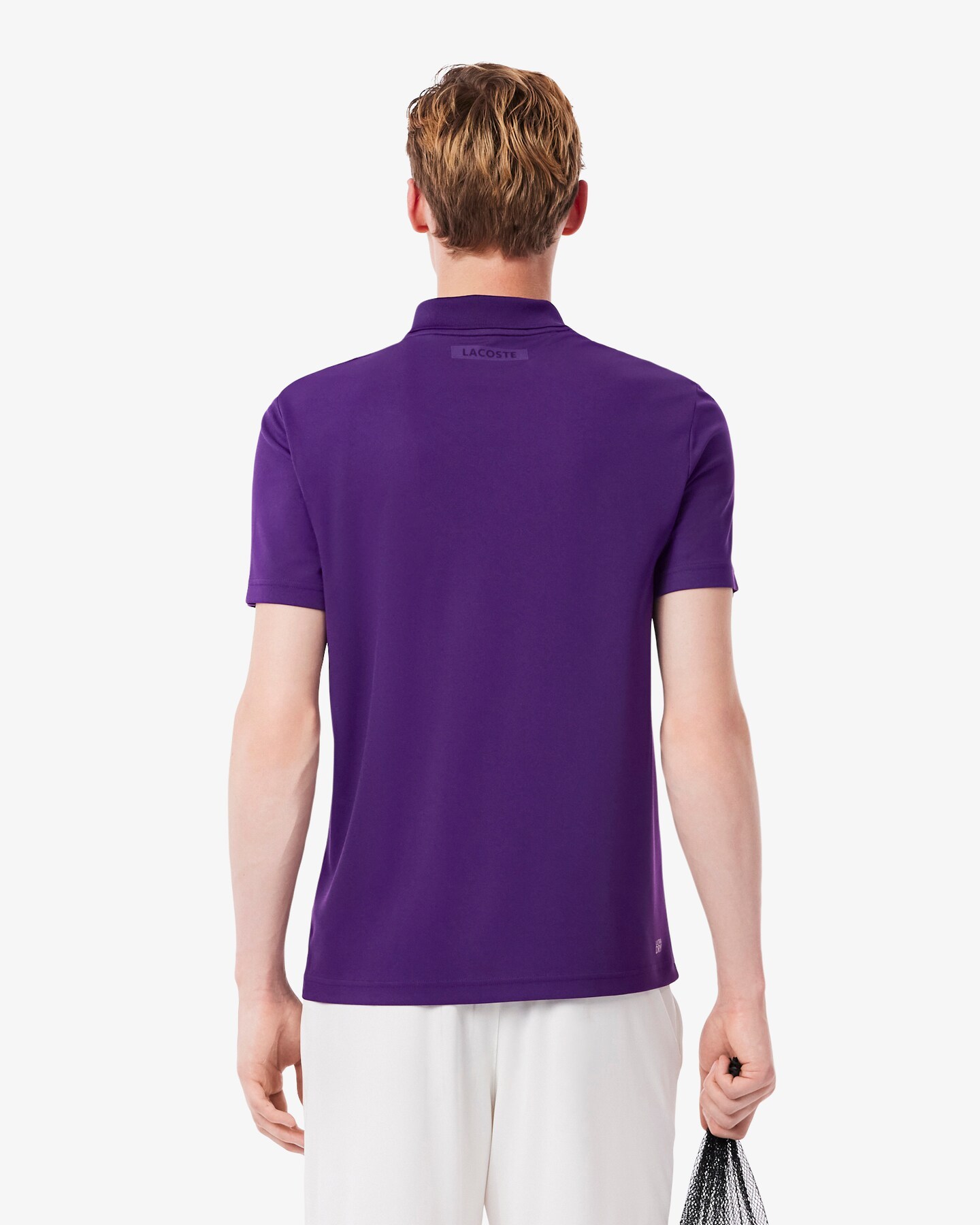 Ultra Dry Printed Slim Fit Tennis Polo - Purple HXL