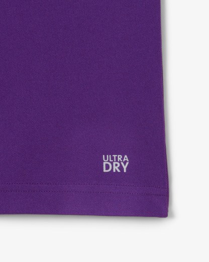 Ultra Dry Printed Slim Fit Tennis Polo - Purple HXL