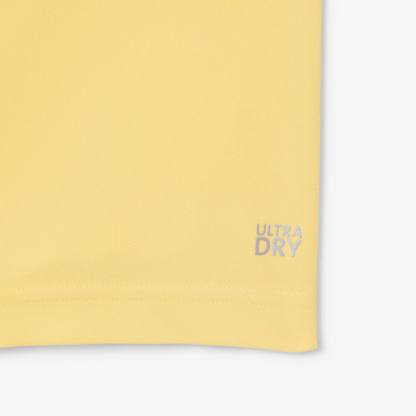Ultra Dry Printed Slim Fit Tennis Polo - Pastel yellow