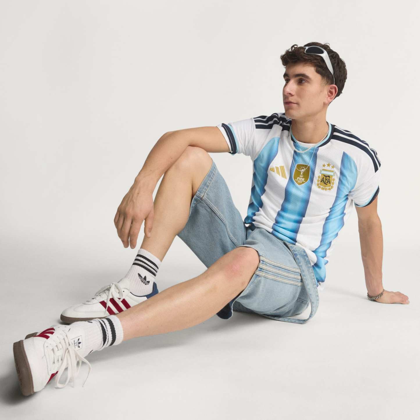 Argentina 26 Home Authentic Jersey