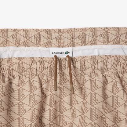 SHORT DE BAIN MI-LONG IMPRIMÉ MONOGRAMME