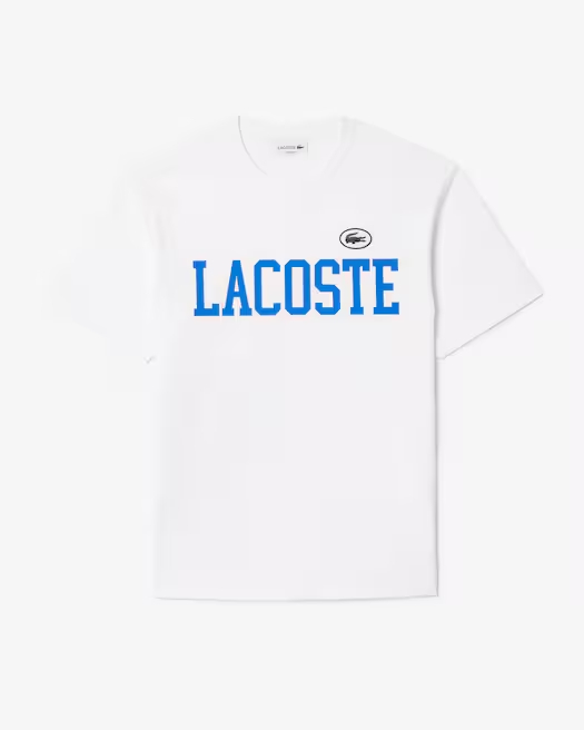 Men's Contrast Badge Cotton T-Shirt