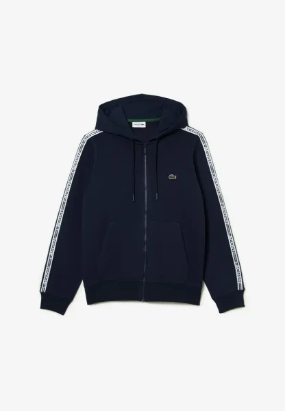 TAPERED - Sweat zippé - bleu marine