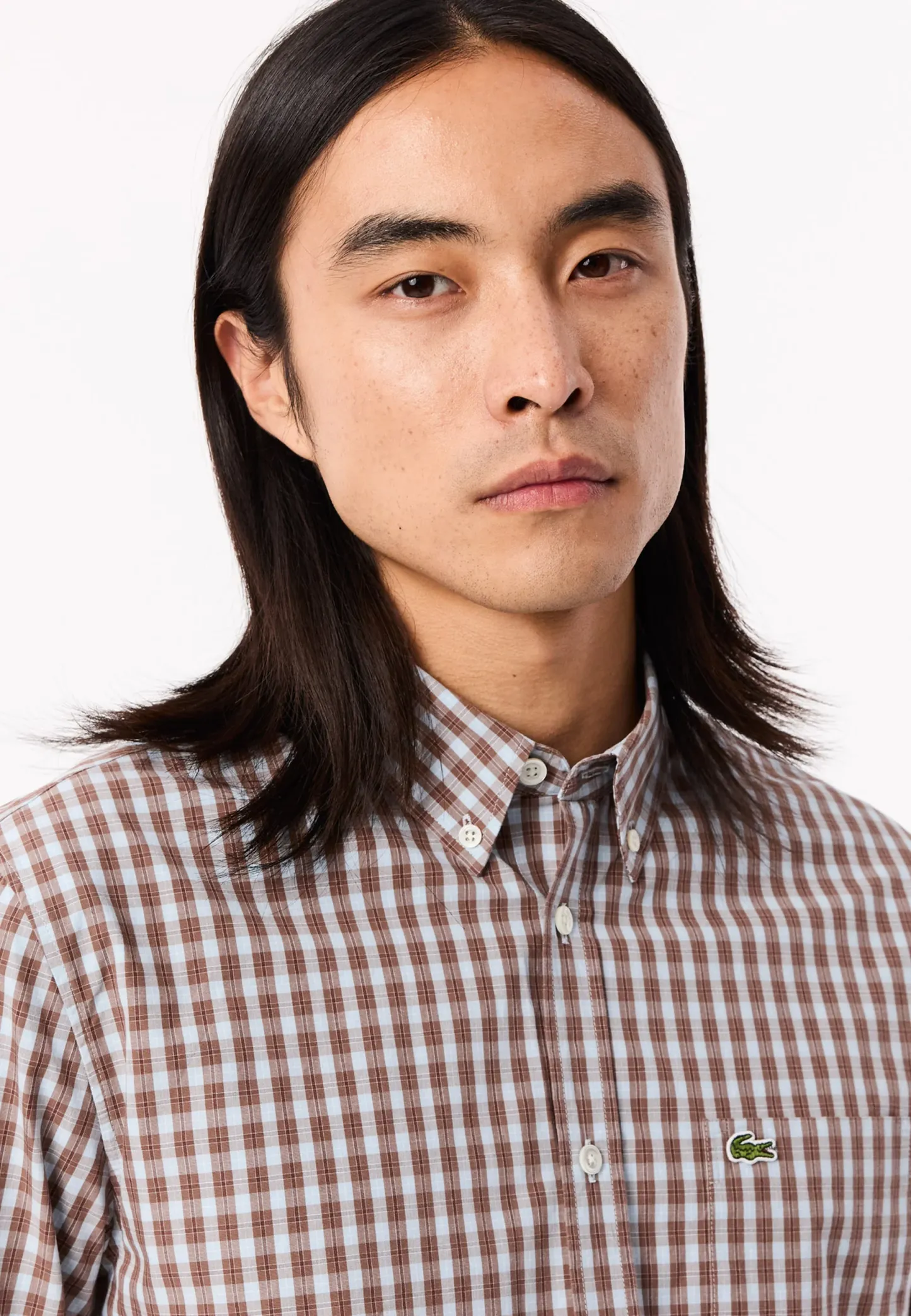 Chemise - marron blanc ix