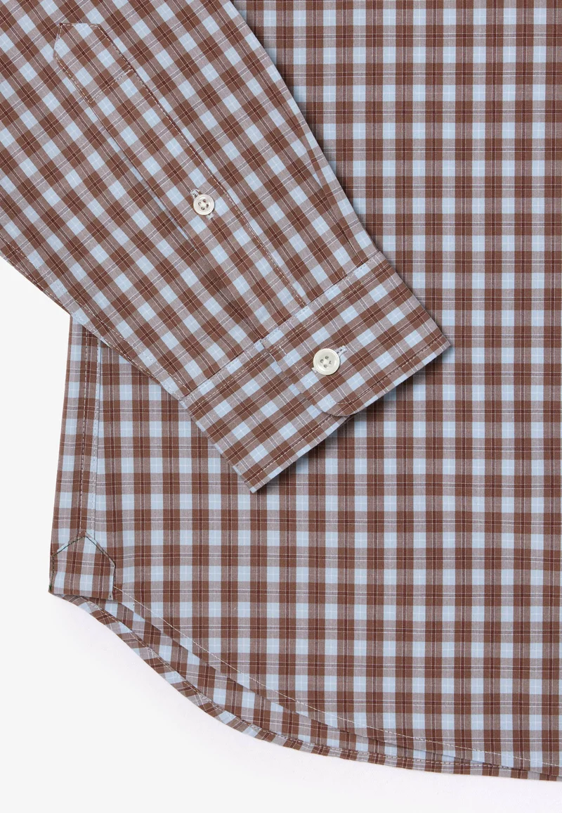 Chemise - marron blanc ix
