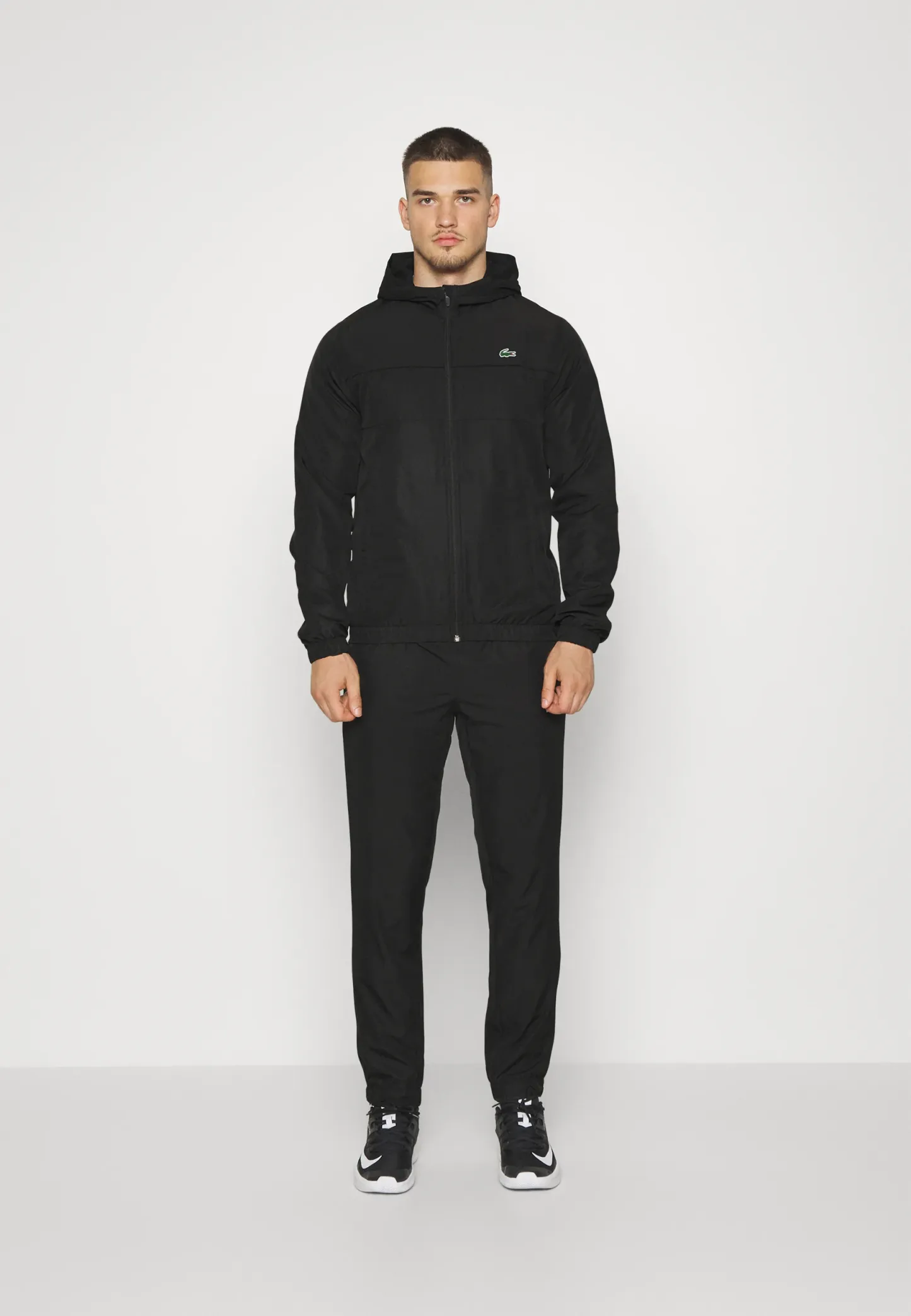 TRACKSUIT HODDED SET - Survêtement - black