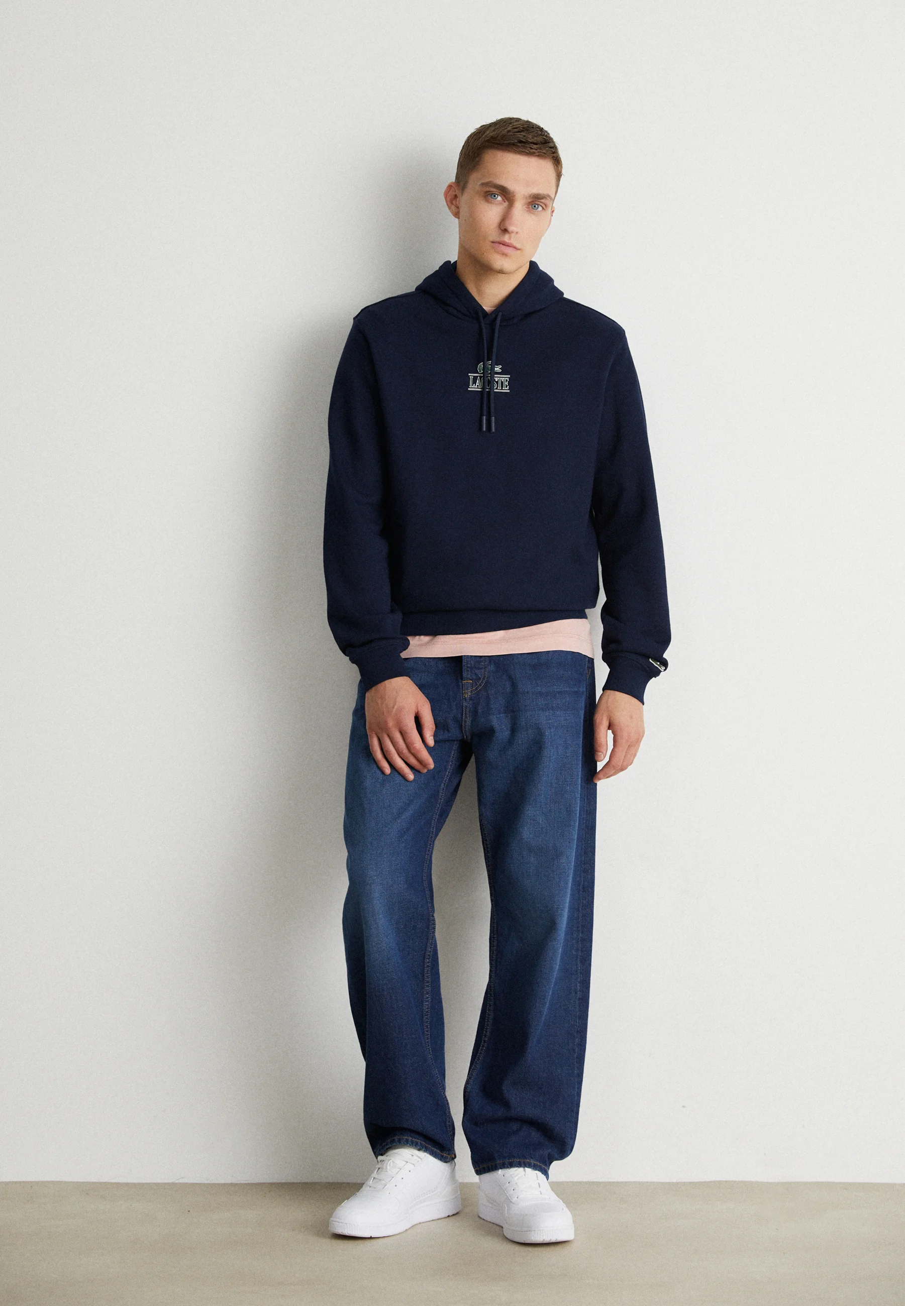 SUBTLE LOGO UNISEX - Sweat à capuche - navy blue