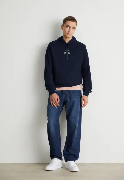 SUBTLE LOGO UNISEX - Sweat à capuche - navy blue