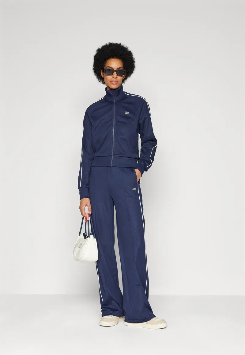 Sweat zippé - navy blue/flour