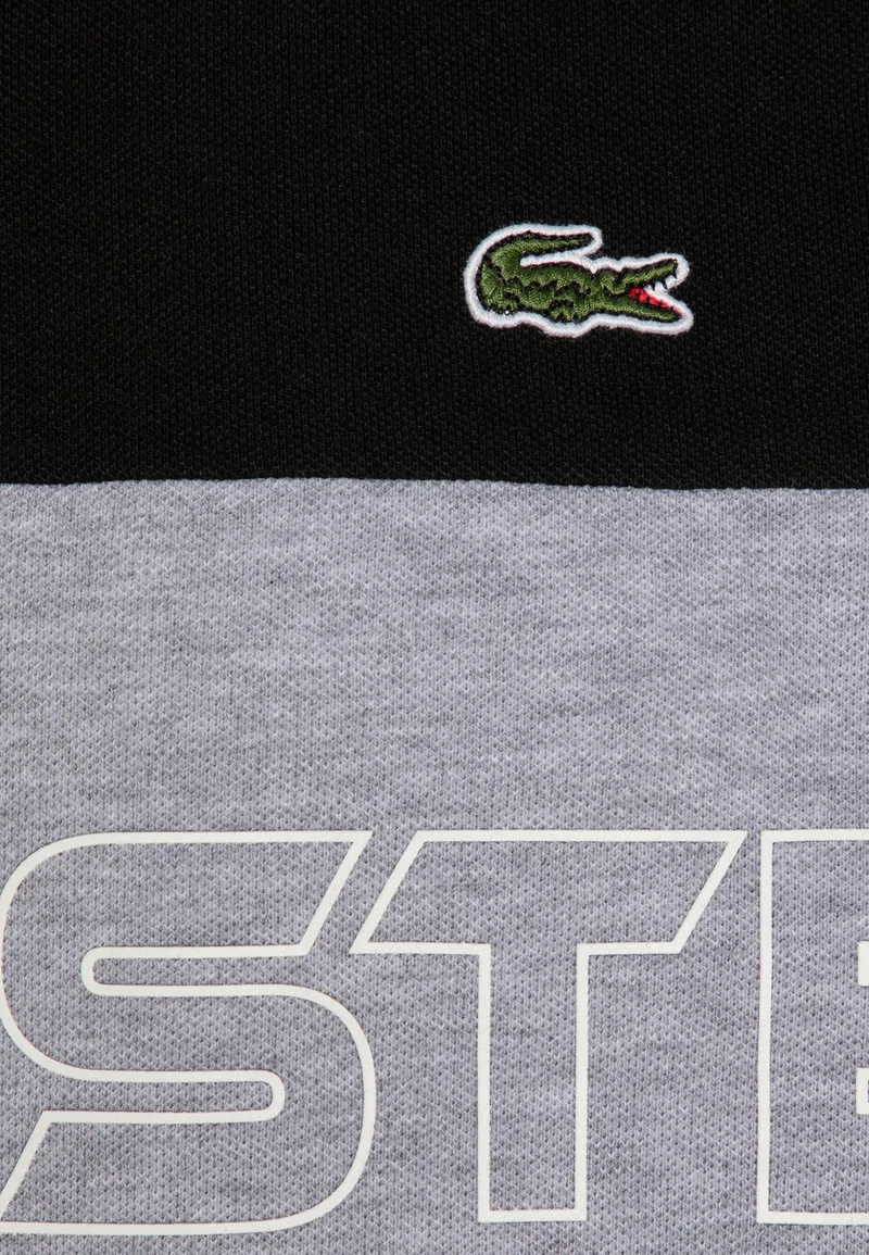 Polo - noir gris chine