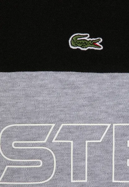 Polo - noir gris chine