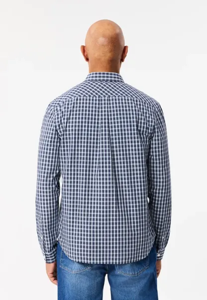 Chemise - bleu marine blanc qrn