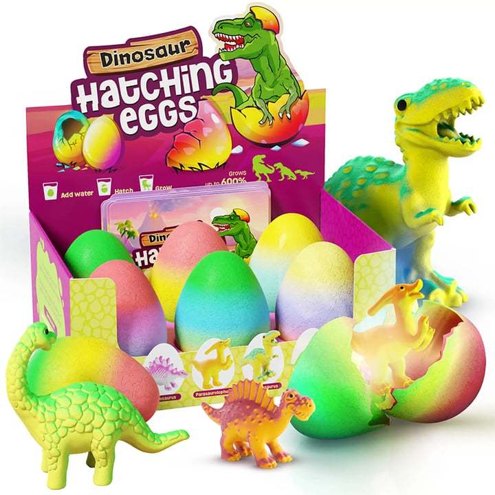 🦖 Water Activated Dinosaur Hatching Surprise Eggs🌊