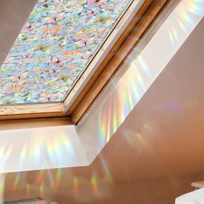 💐Colorful Floral Bouquet Window Sticker🖼️(Cut to size freely)