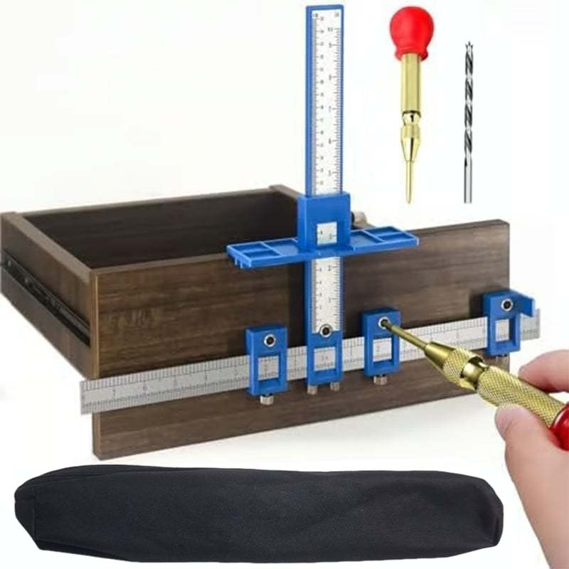 💥LAST DAY SALE 49% OFF - Woodworking Punch Locator Drill Guide