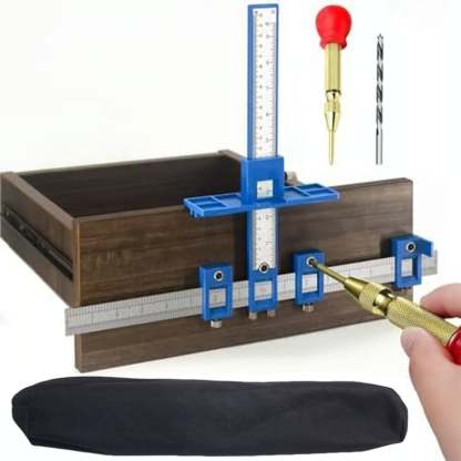 💥LAST DAY SALE 49% OFF - Woodworking Punch Locator Drill Guide