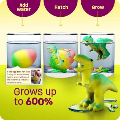 🦖 Water Activated Dinosaur Hatching Surprise Eggs🌊