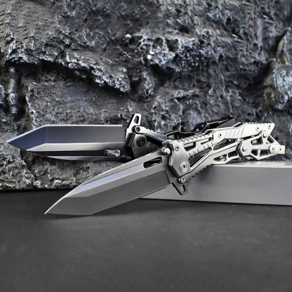 💥2026 Hot Sale 50% OFF 💥Mechanical Armor Magic Folding Knife - GS32
