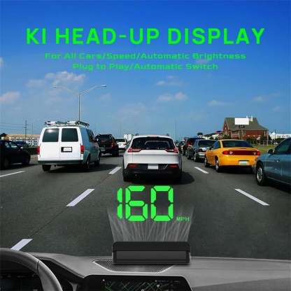🚗 Head-Up Display Car GPS Digital Speedometer – HUD for Cars, Trucks & Motorcycles
