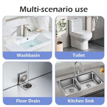 Toilet Clog Remover Tool,Swift High Pressure Drain,for Bathroom,Unclogging Sinks, Kitchen Drains