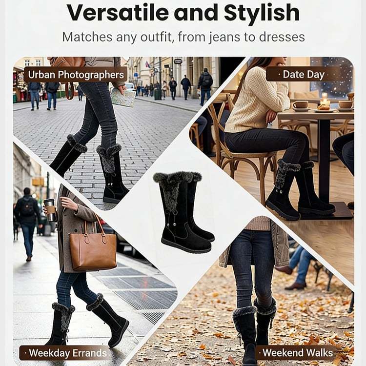 🌸 Limited time offer 🎄 Women's warm, non-slip, durable boots ❄️