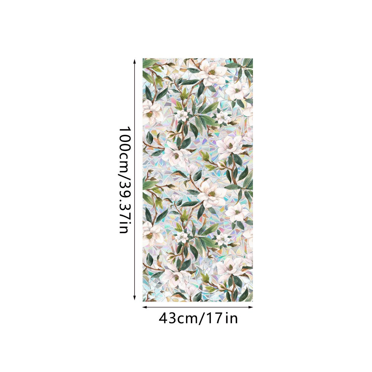💐Colorful Floral Bouquet Window Sticker🖼️(Cut to size freely)