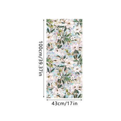 💐Colorful Floral Bouquet Window Sticker🖼️(Cut to size freely)