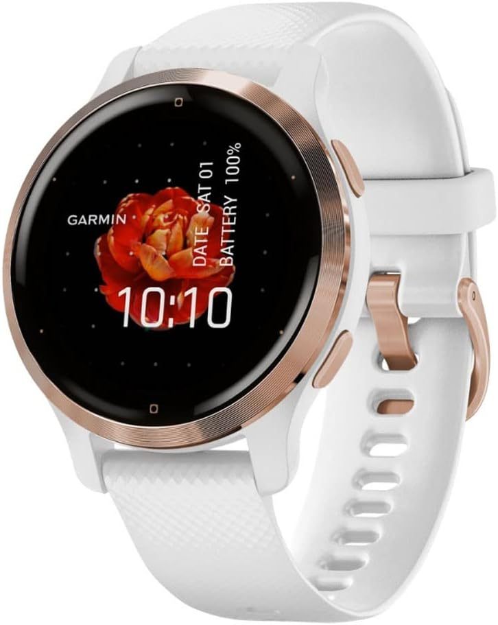 Garmin Reloj inteligente, Blanco Rose Gold, no aplica-Habitatena