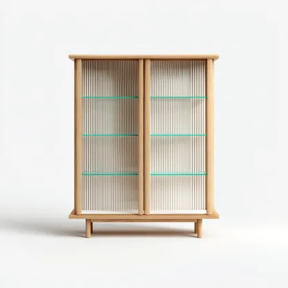 Vetrina-legno-vetro-112x40x146 cm-naturale-moderno-Nestleia