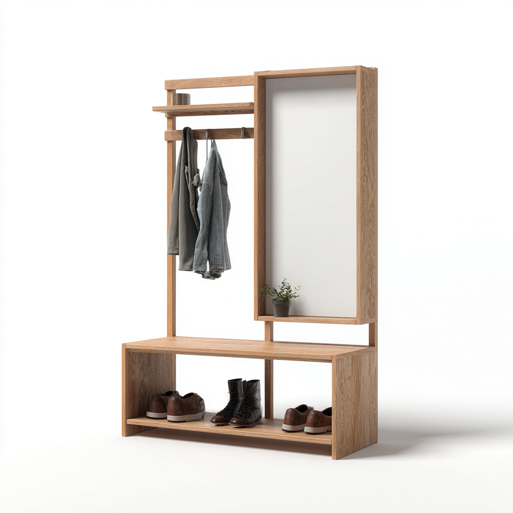 Attaccapanni-legno-115x40x175 cm-naturale-moderno-Nestleia