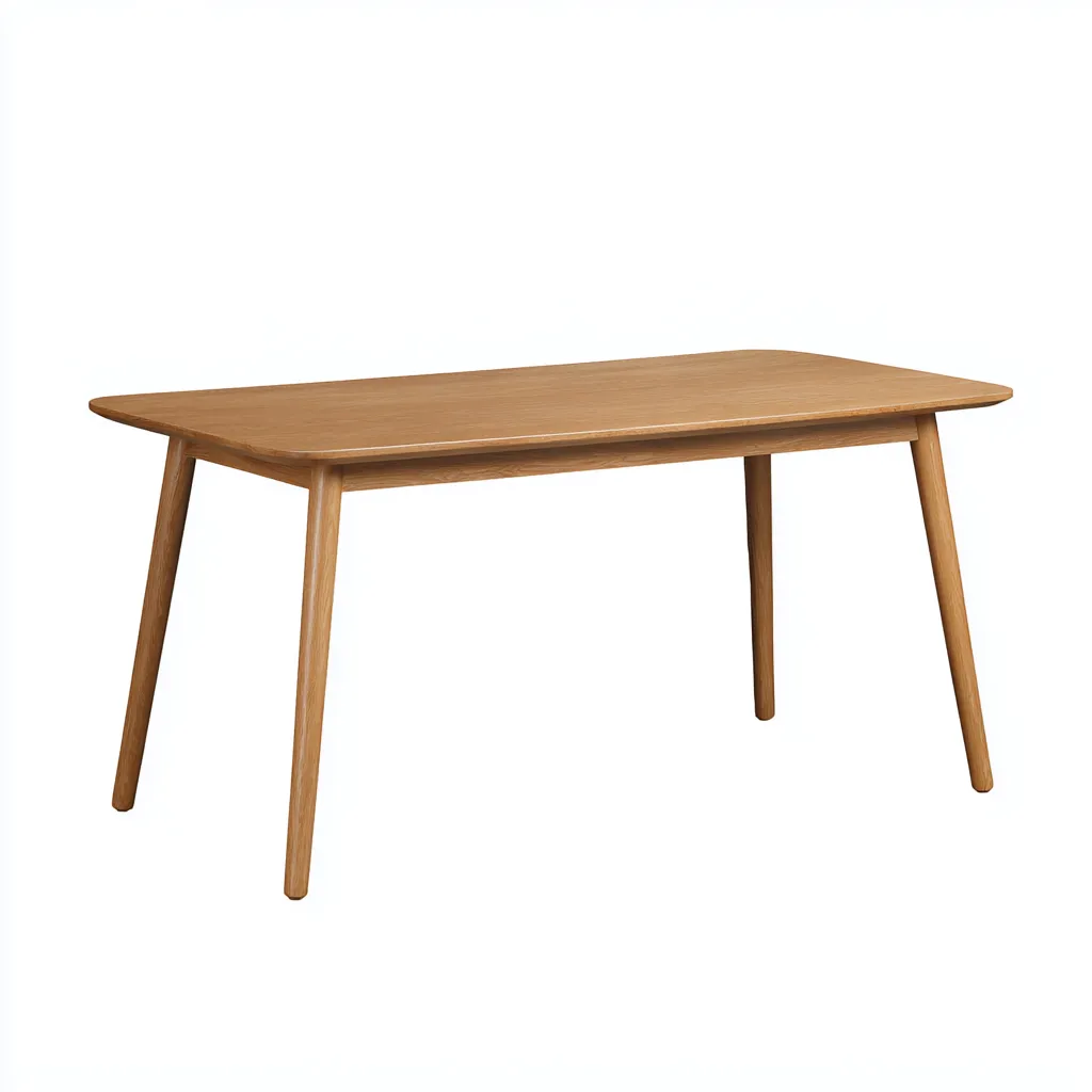 Tavolo da pranzo-legno-160x80x75 cm-naturale-design moderno-Nestleia