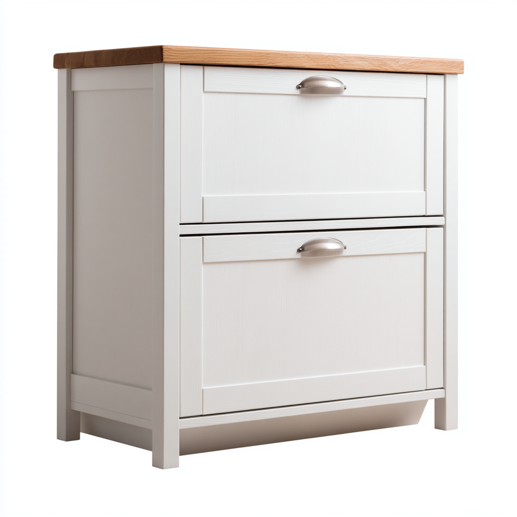 Scarpiera-legno-MDF-72x30x85 cm-bianco-miele-moderno-Nestleia