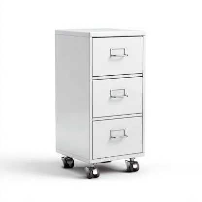 Armadio per ufficio-metallo-40x42x88 cm-bianco-design moderno-Nestleia