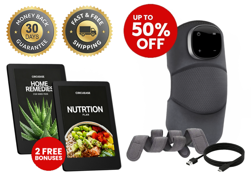 CircuEase Tri-Therapy Knee Relief Device