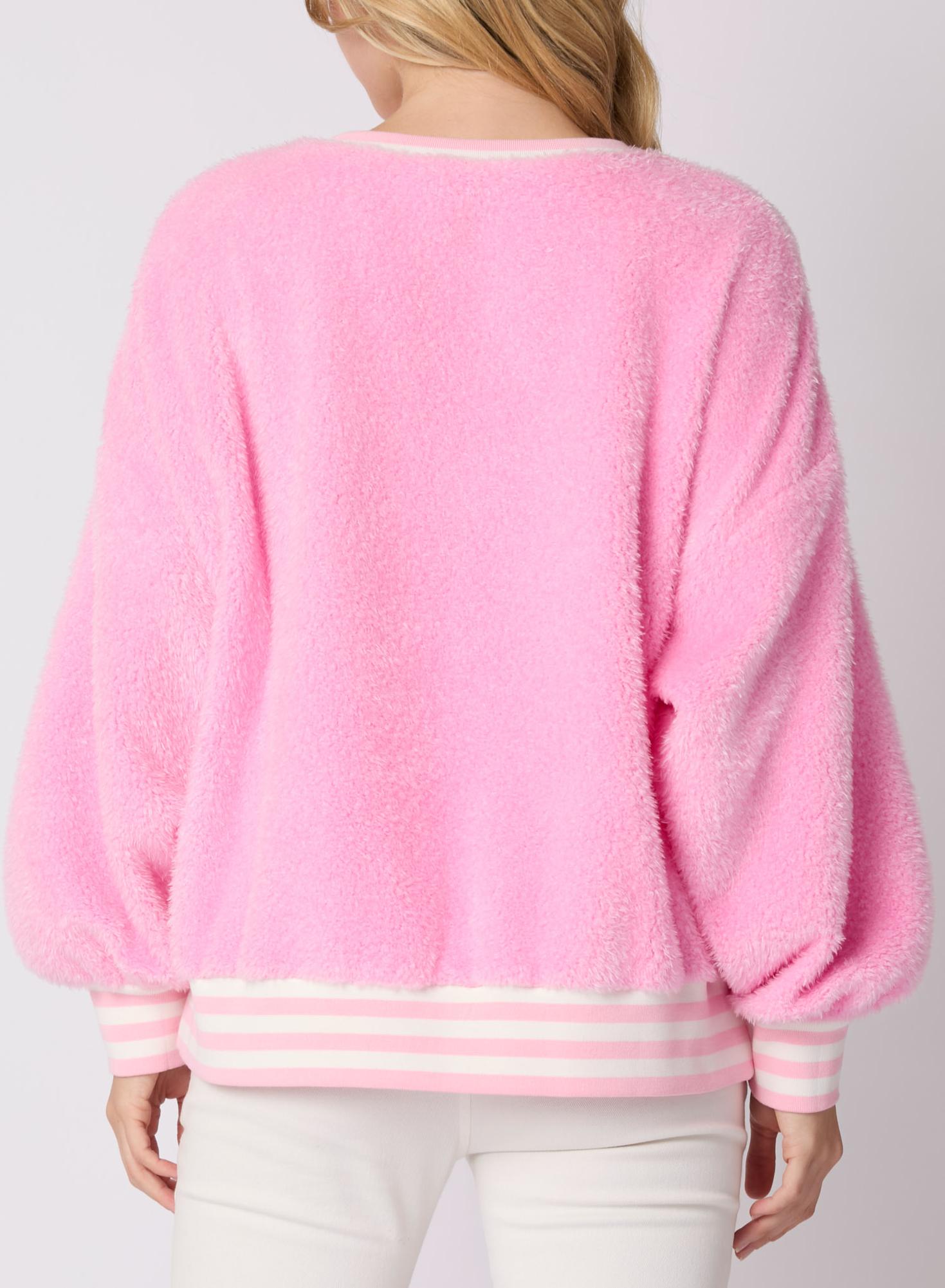 Christmas Lettering Long Sleeve Crewneck Sweatshirt