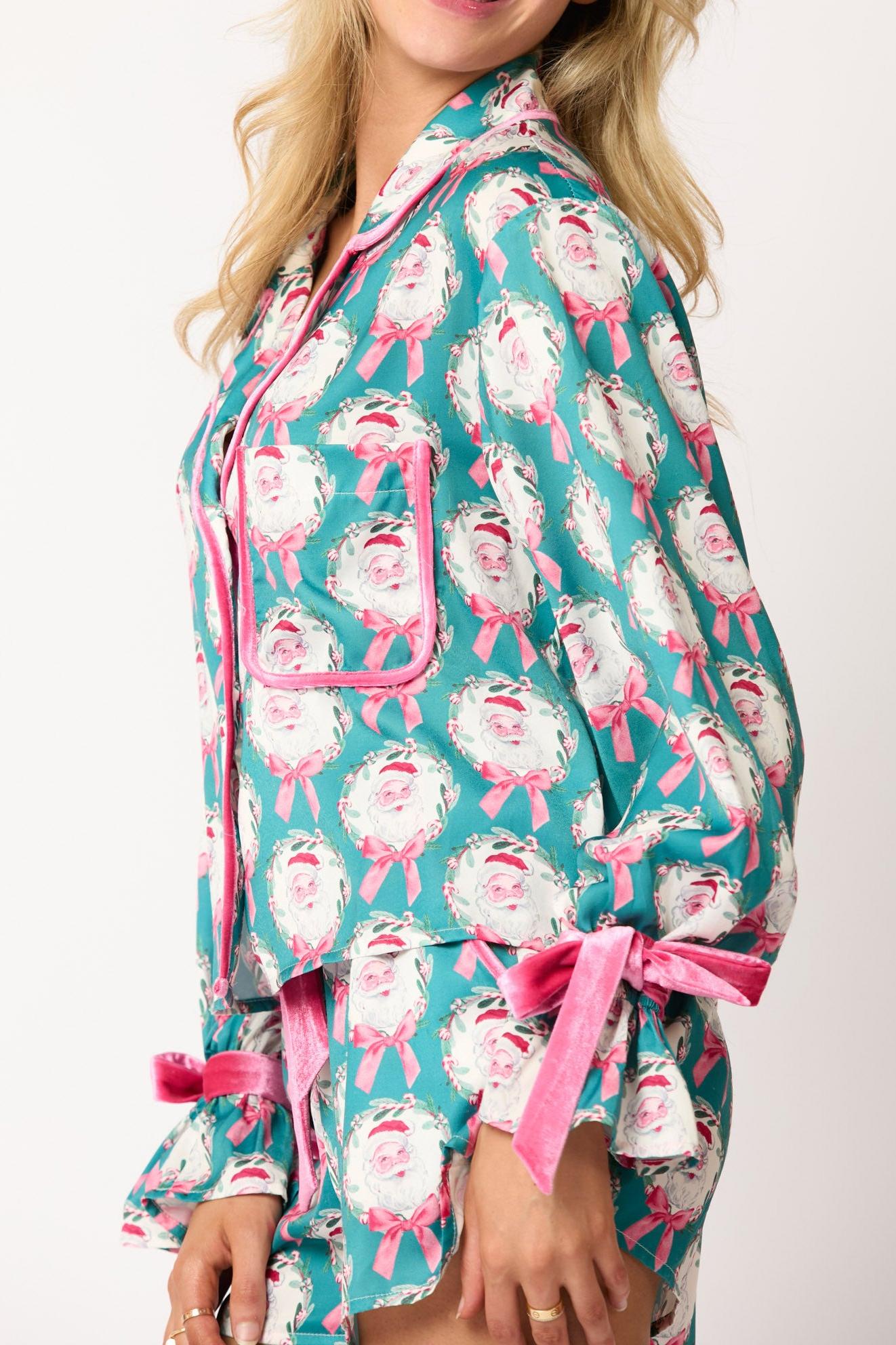 Christmas Bow Pajamas