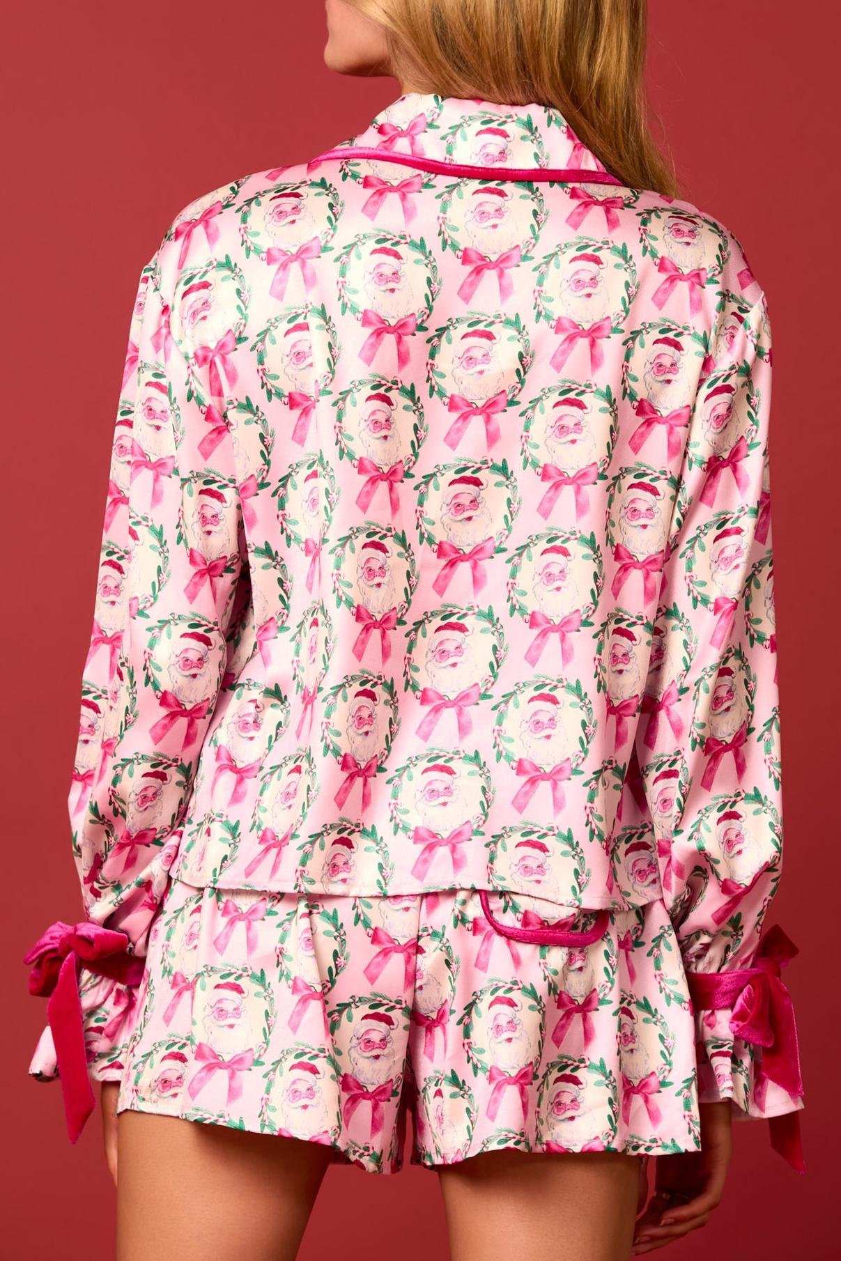 Christmas Bow Pajamas