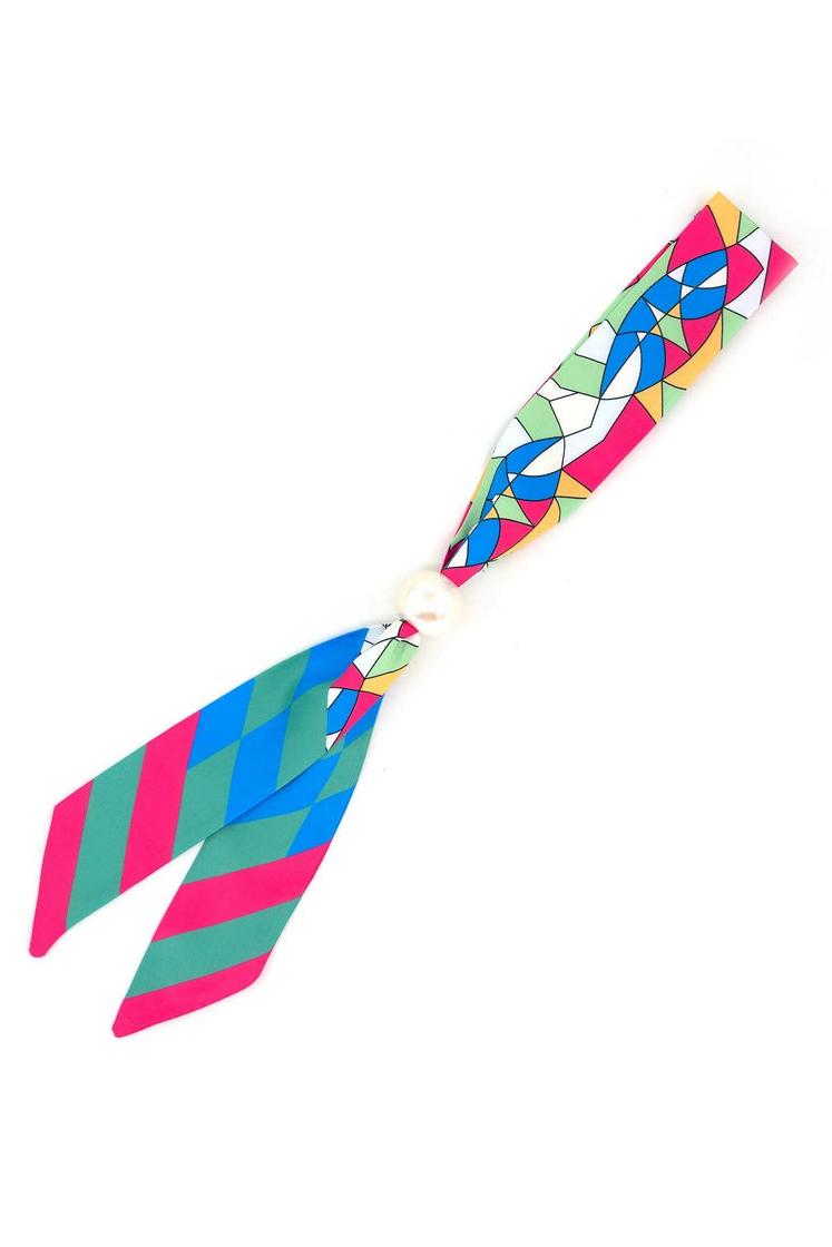 Silk-like twill scarf