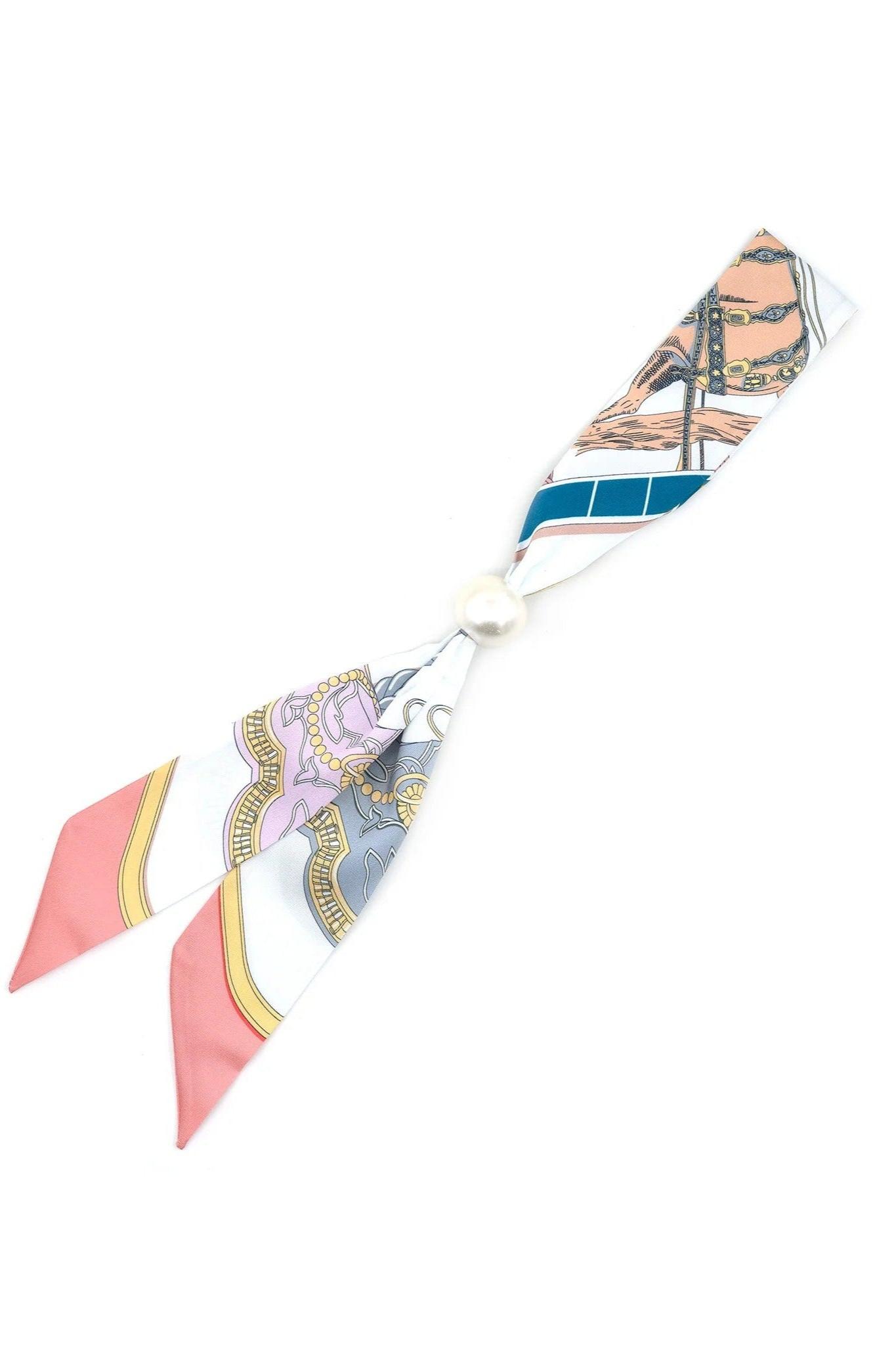 Silk-like twill scarf