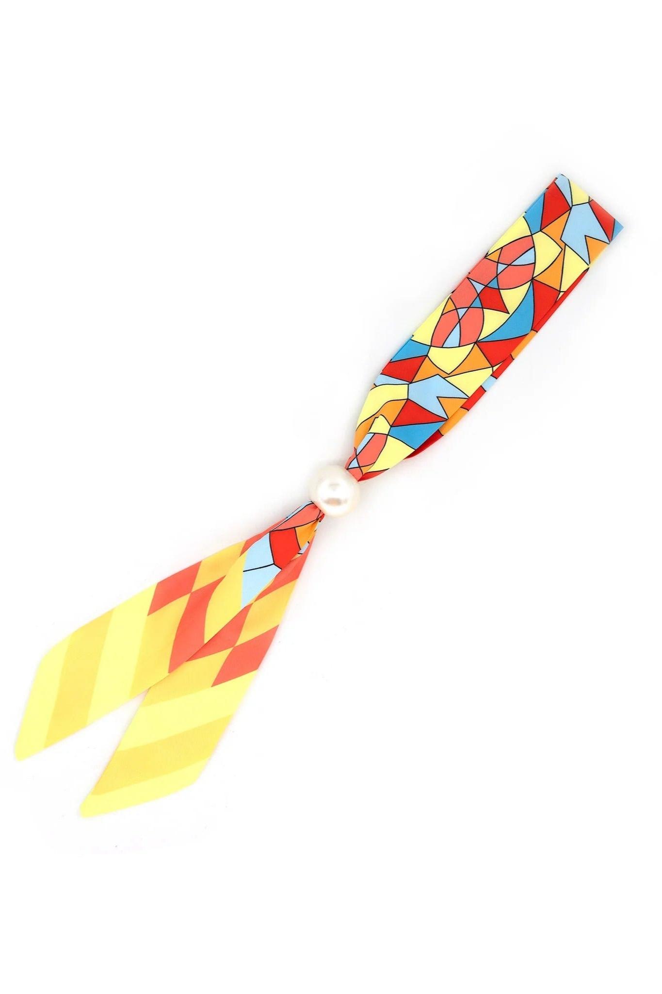 Silk-like twill scarf