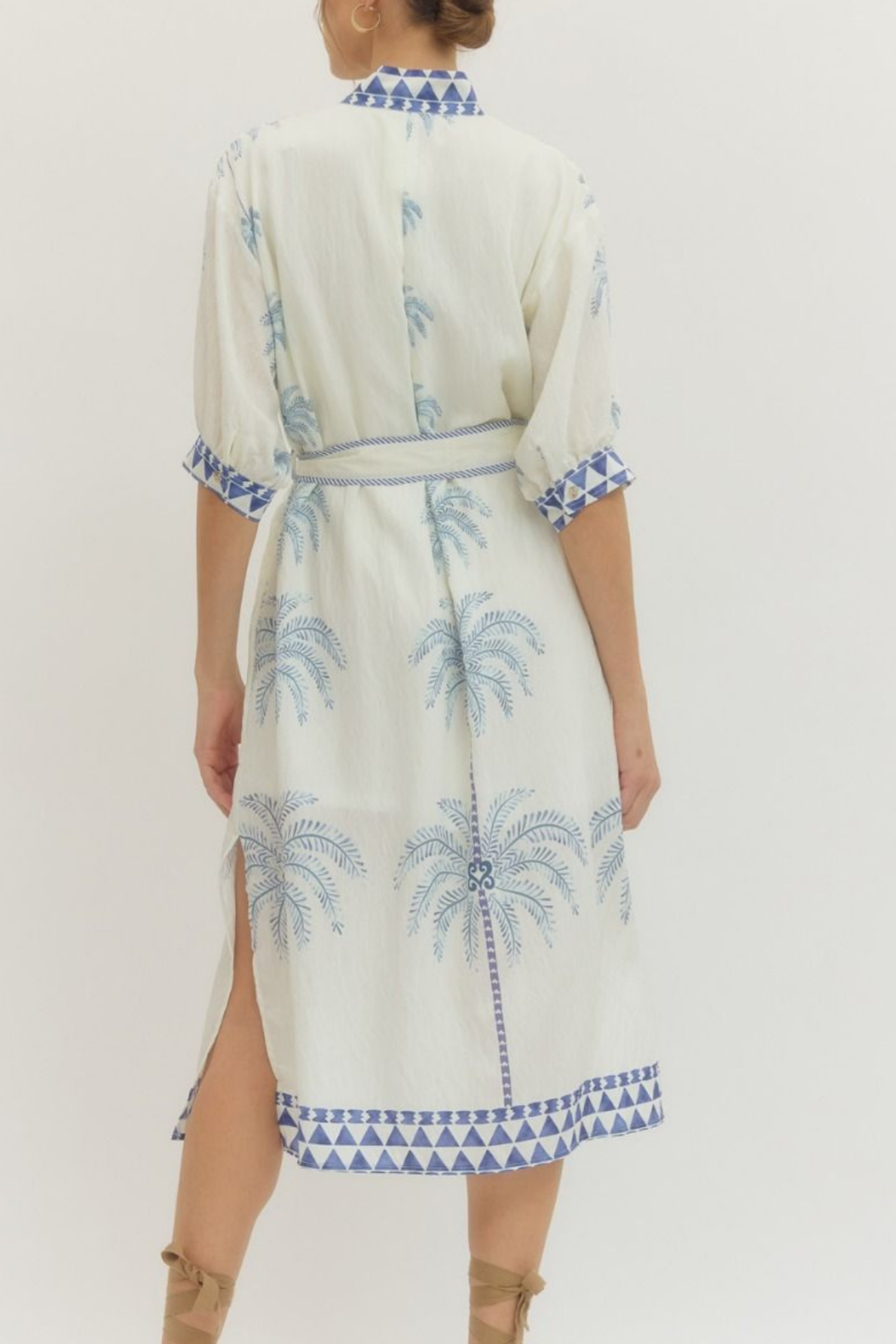 Palm Paradise Midi Dress